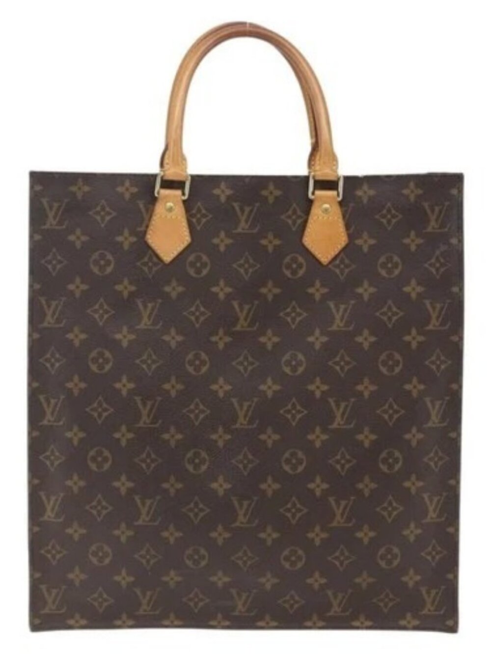 LOUIS VUITTON Monogram Sac Plat Hand Bag - Picture 2 of 16